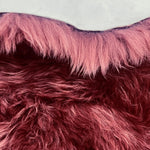 Burgundy Sheepskin Rugs: Premium Quality Sheepskin Rugs for any Room (65cm x 95cm)