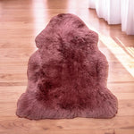 Burgundy Sheepskin Rugs: Premium Quality Sheepskin Rugs for any Room (65cm x 95cm)