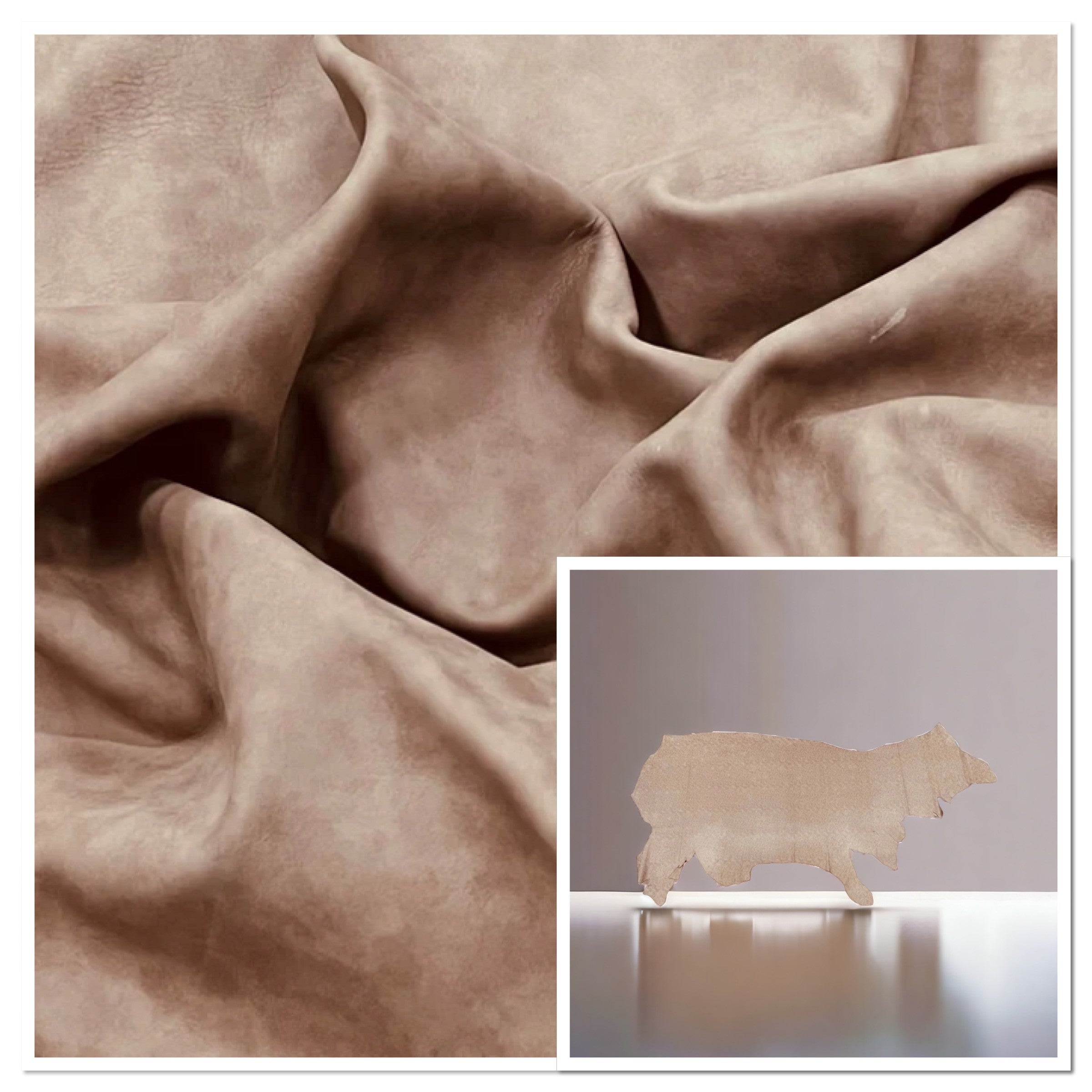 Conquest Cairo : Leather Cow Side with Mottled Finish, 1.4-1.6mm (Ex Pittards Stock)