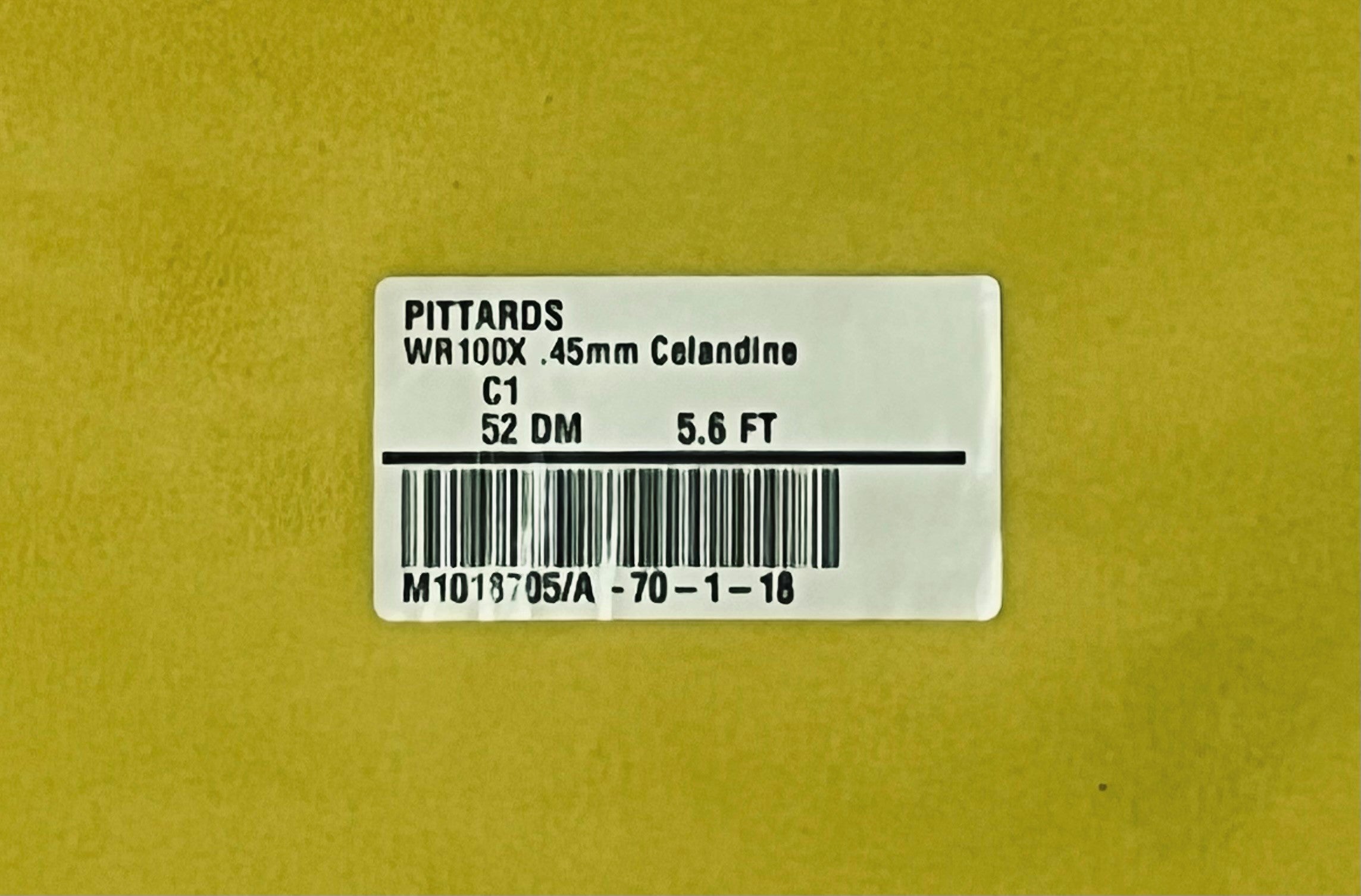 Pittards Gloving Leather Celandine : 0.45mm Water Resistant Lambskin (Ex Pittards Stock) WR100X.45celandineC1