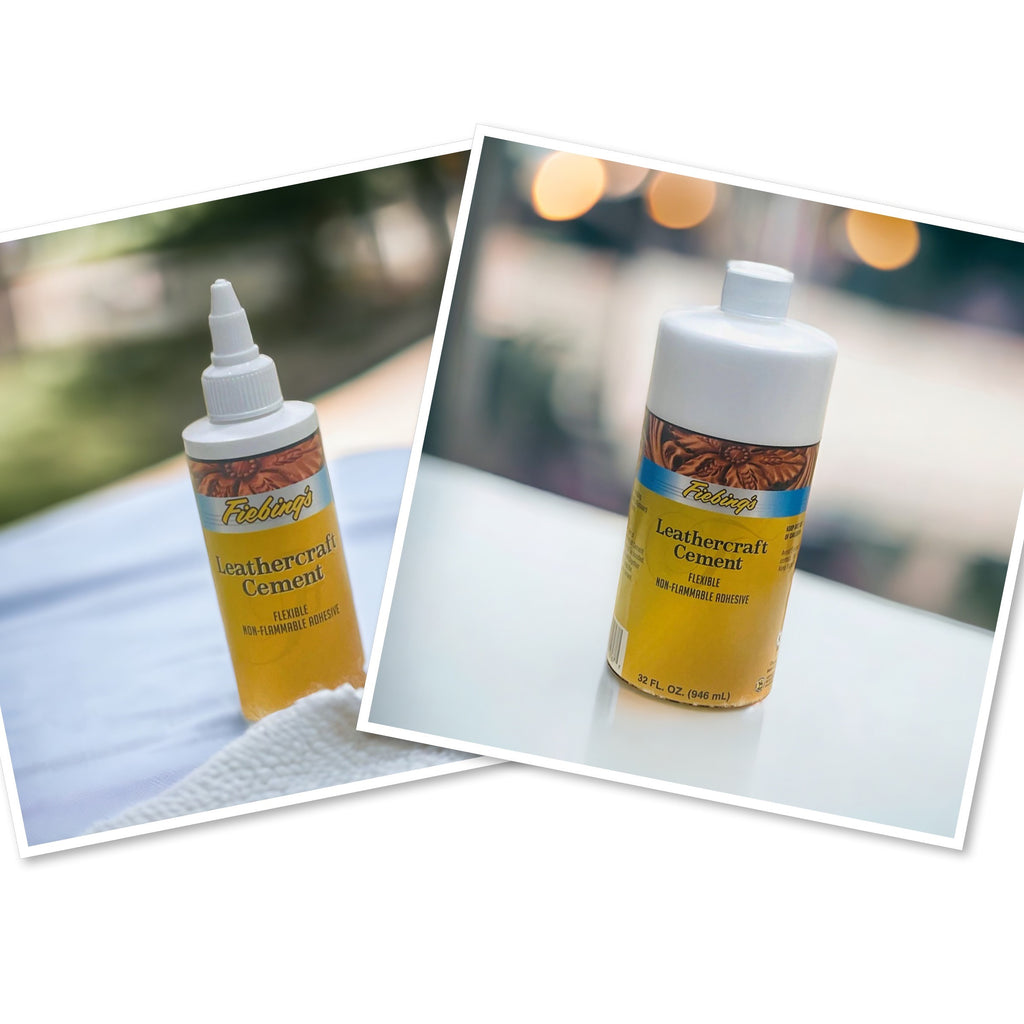 Fiebing's Leathercraft Cement! Flexible Non-Flammable Adhesive (118ml or 946ml)