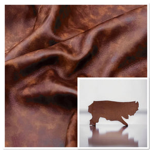 Conquest Chaucer : Leather Cow Side with Mottled Finish, 1.4-1.6mm (Ex Pittards Stock)