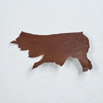Conquest Chaucer : Leather Cow Side with Mottled Finish, 1.4-1.6mm (Ex Pittards Stock)
