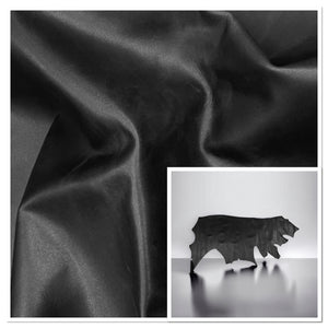 Cosmic Black : Leather Cow Side with Metallic Finish (1.2-1.4mm) (Ex Pittards Stock)