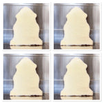 Off-White Curly Sheepskin Rugs: Premium Quality Sheepskin Rugs for any Room (60cm x 90cm)