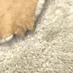 Small Merino Cream : 10mm Curly Wool 14 Piece Sheepskin Bundle with Suede Reverse (Ref-gh.eol) Bundle 104 Box