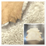 Small Merino Cream : 10mm Curly Wool 14 Piece Sheepskin Bundle with Suede Reverse (Ref-gh.eol) Bundle 104 Box