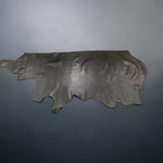Matte Dark-Grey Croc Print : Embossed Leather Cow Side 1.4-1.6mm (Ref-gh.eol) Croc7