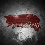 Shiny Two Tone Red Leather : Embossed Leather Cow Side with a Firmer Handle 1.4-1.6mm (Ref-gh.eol) Croc3