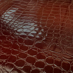 Shiny Two Tone Red Leather : Embossed Leather Cow Side with a Firmer Handle 1.4-1.6mm (Ref-gh.eol) Croc3