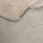 Small Merino Curly Grey : 10mm 8 Piece Shearling Bundle with Suede Reverse (Ref-gh.eol)