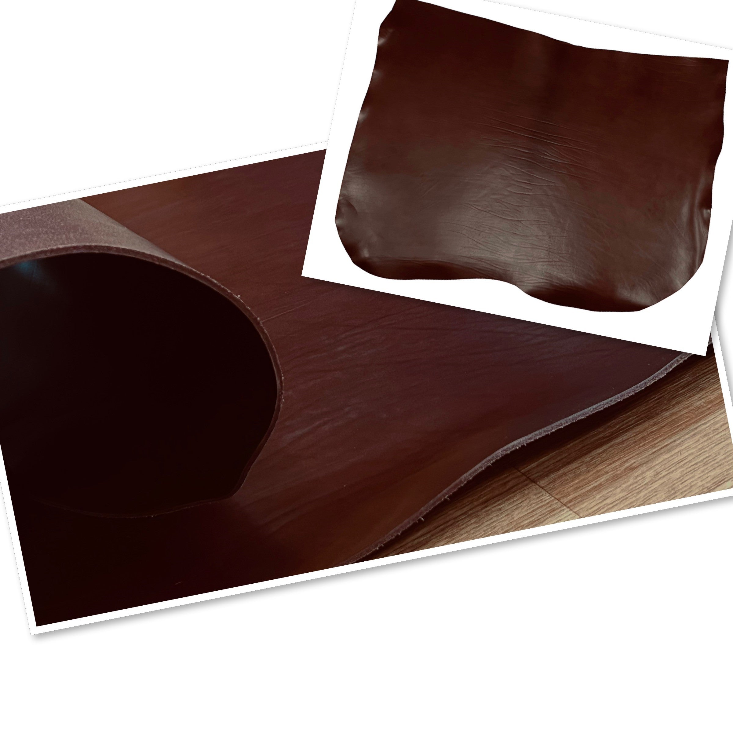 Brown Aniline Coloured : Vegetable Tanned Double Shoulder (2.8-3.0mm 7oz) 16