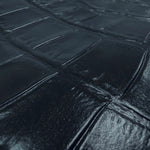 Dark-Grey Croc Print : Embossed Leather Cow Side 1.0-1.2mm (Ref-gh.eol) Croc6