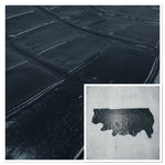 Dark-Grey Croc Print : Embossed Leather Cow Side 1.0-1.2mm (Ref-gh.eol) Croc6