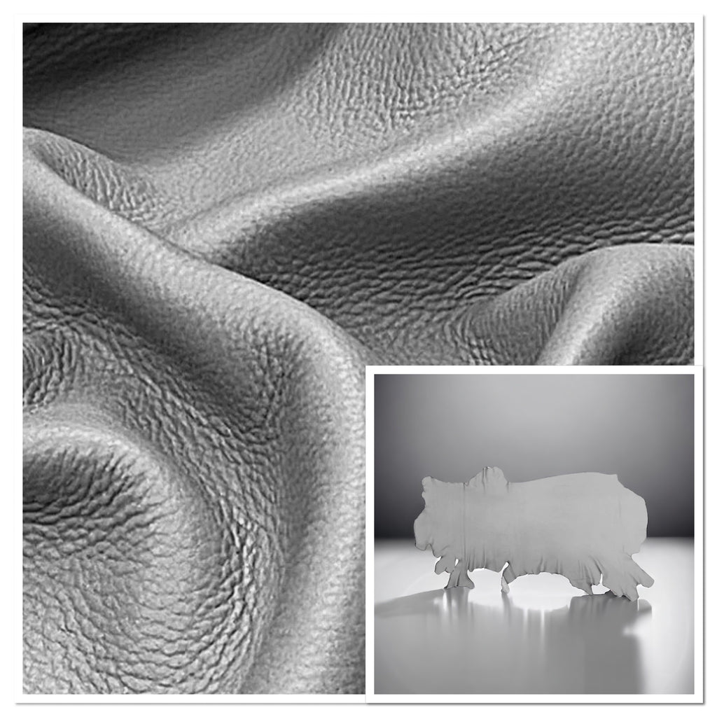 DeerCow Light Grey, Leather Cow Side : (1.3-1.5mm 3.5oz) 24
