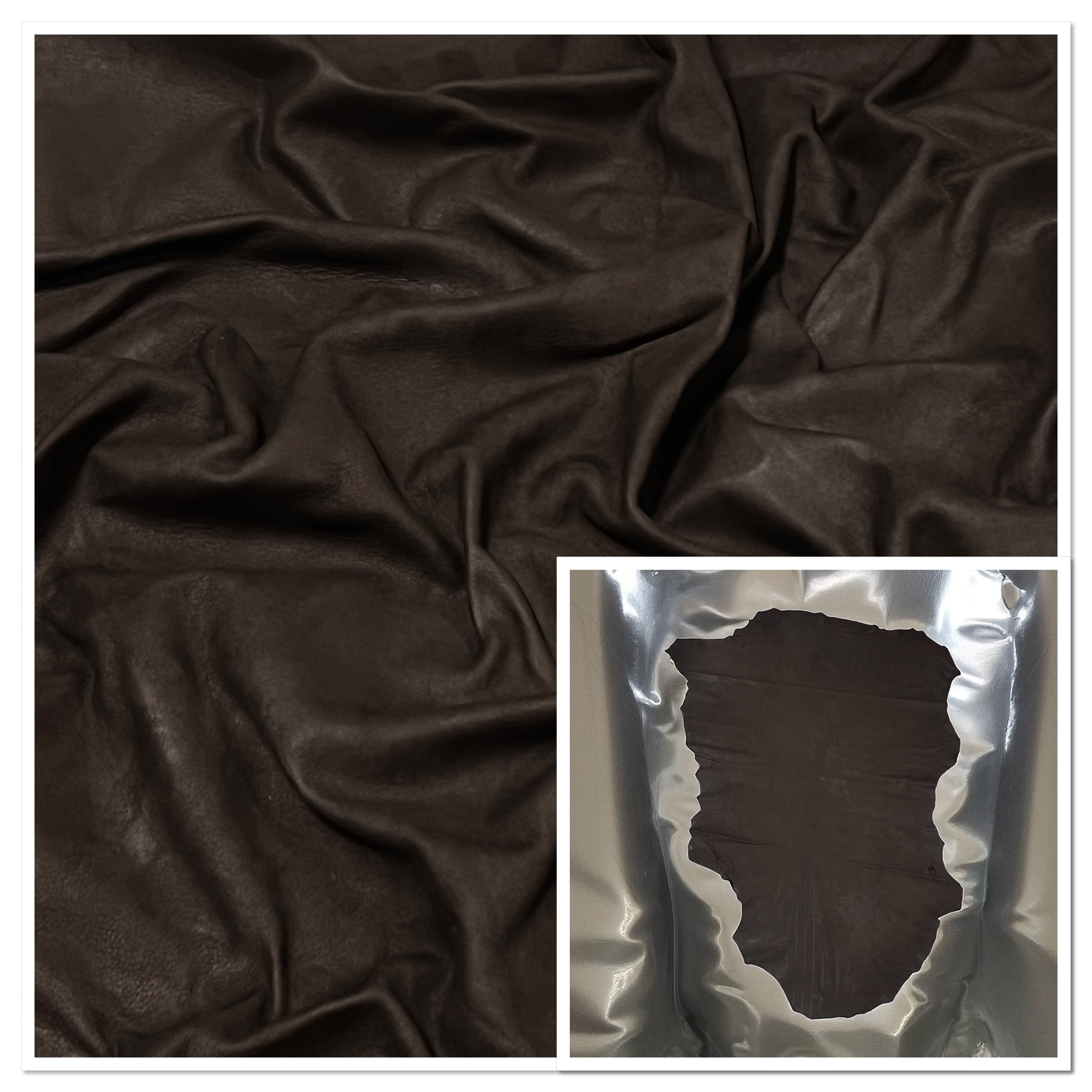 Denver Brown - Oily Nubuck Lambskin (0.6-0.7mm 1.5oz)