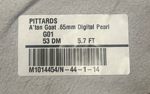 A'tan .65mm Digital Pearl : Goat Leather 0.65mm (Ex Pittards Stock) A'tanGoat.65mm DigitalPearlAA