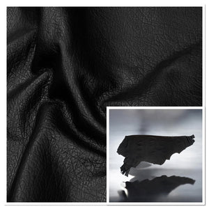 Durango Black, Soft Embossed Leather Cow Side : 1.4-1.6mm (Ex Pittards Stock)