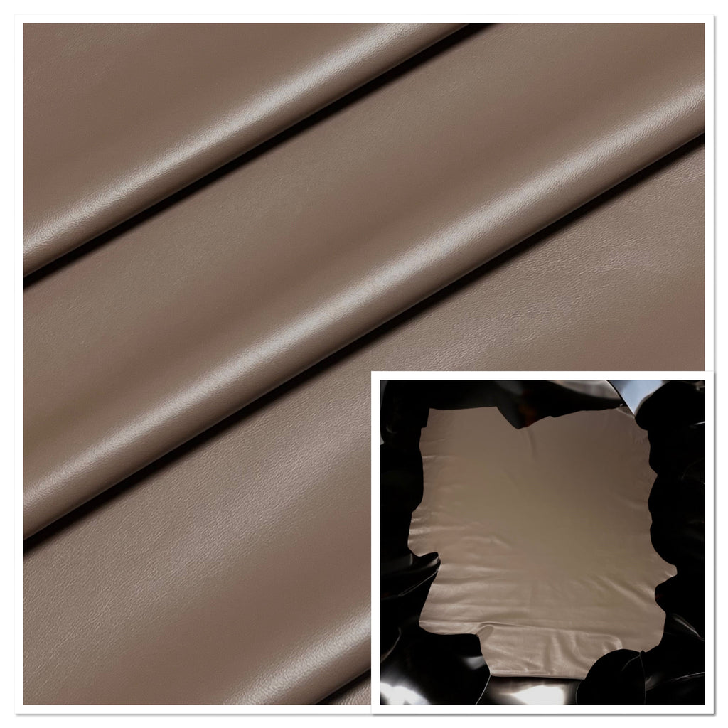 Valencia Earth, Leather Lambskin : Italian Lamb Nappa (0.6-0.7mm 1.5oz) 10