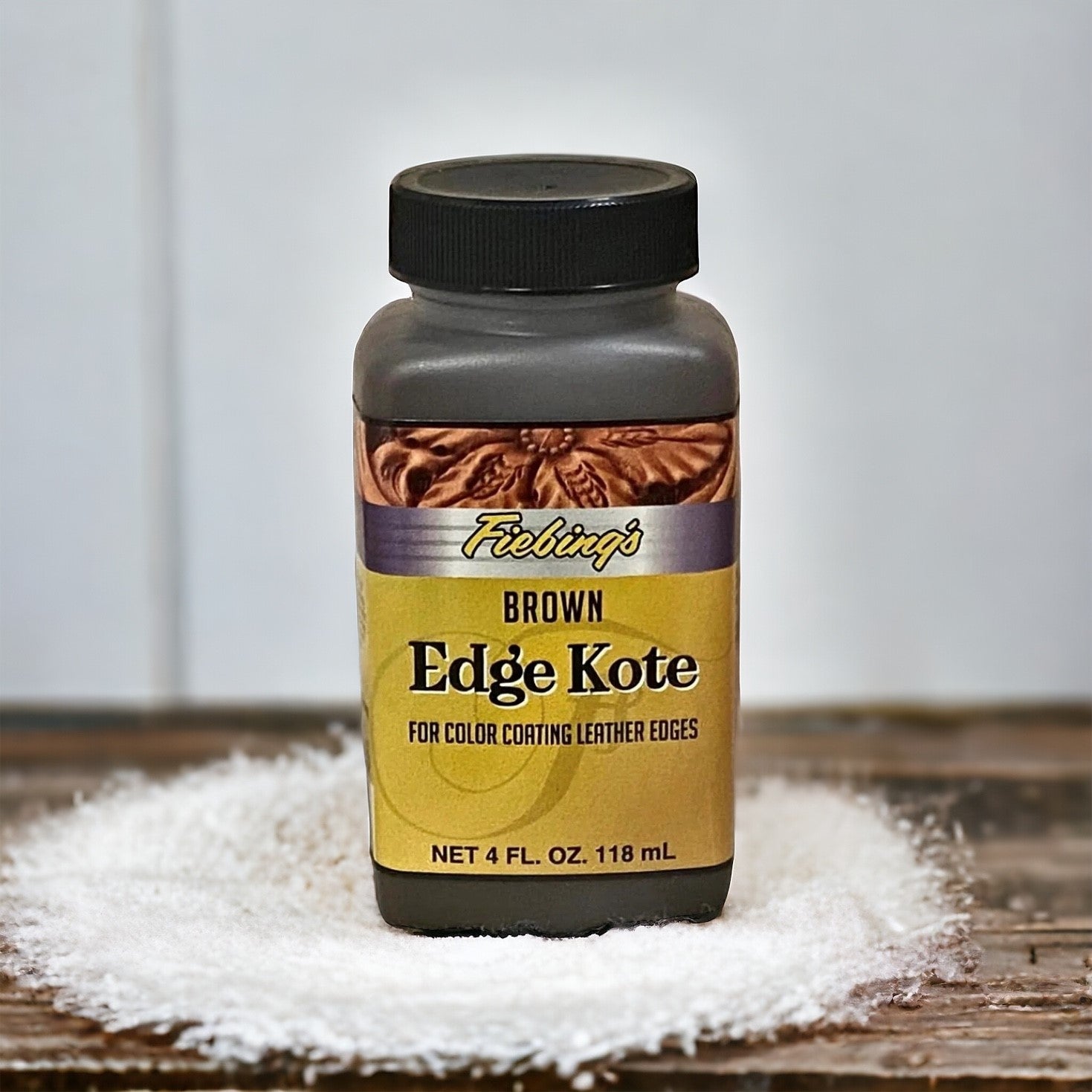 Fiebing's Edge Kote! Used To Colour Coat Leather Edges (118ml or 4oz) 7 Colours available.
