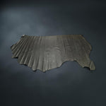 Dark-Grey Elephant Print : Embossed Leather Cow Side 1.4-1.6mm (Ref-gh.eol)