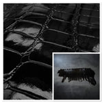Shiny-Black Leather : Embossed Leather Cow Side with a Firmer Handle 1.4-1.6mm (Ref-gh.eol) Croc2