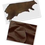 Rivendale Espresso: Nubuck Leather Cow Side : 1.2-1.4mm (Ex Pittards Stock)
