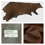 Rivendale Espresso: Nubuck Leather Cow Side : 1.2-1.4mm (Ex Pittards Stock)
