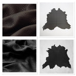 Florence Leather Hide - Oily Waxy Natural grain Cowhide 1.5-1.7mm (Ref-gh.eol)