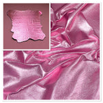 Bubblegum Pink, Metallic Foiled Leather Pig Skin : (0.6-0.7mm 1.5oz) 15