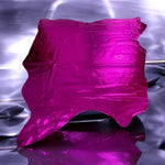 Fuchsia, Metallic Foiled Leather Pig Skin : (0.6-0.7mm 1.5oz) 15