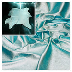 Green, Metallic Foiled Leather Pig Skin: (0.6-0.7mm 1.5oz) 15