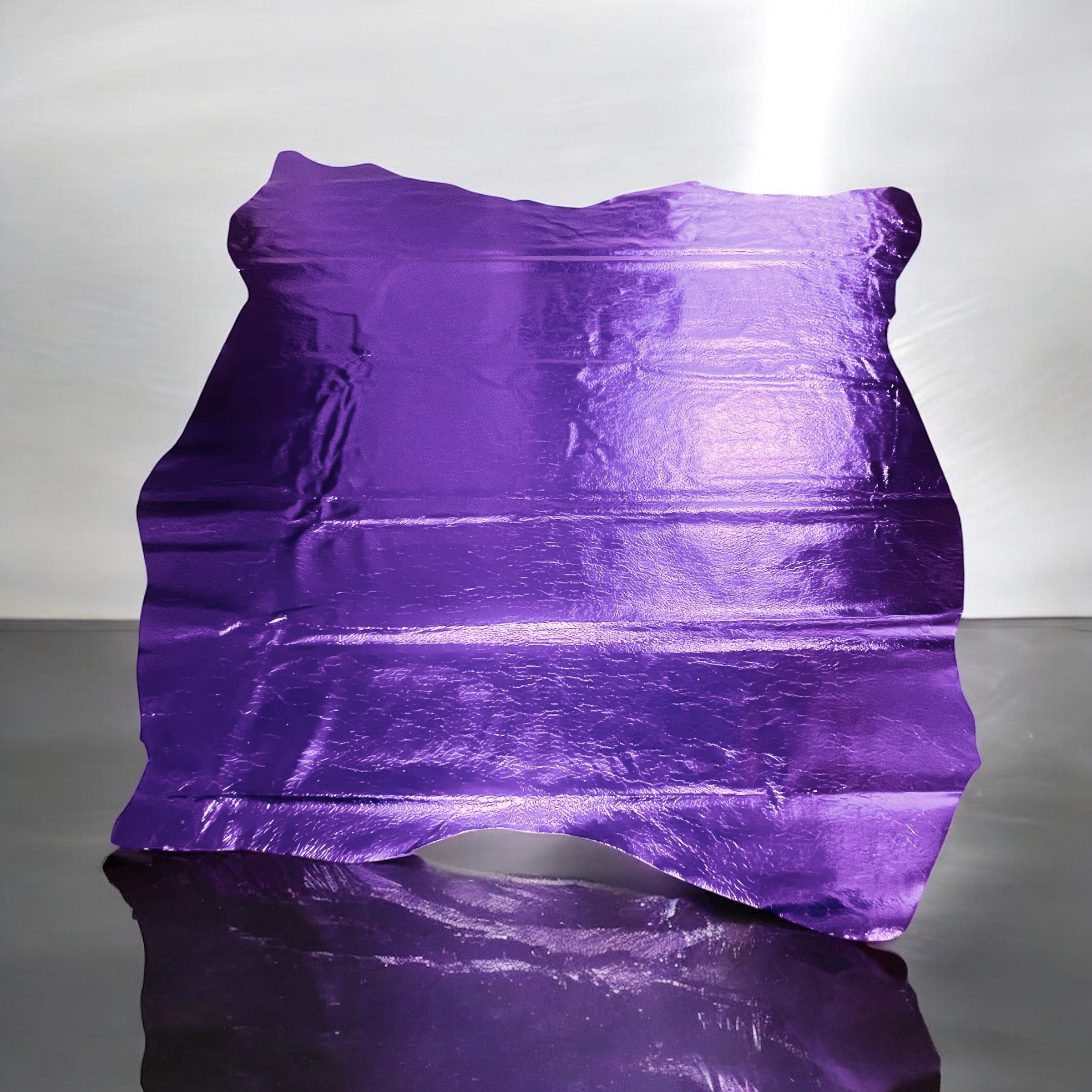 Lavender, Metallic Foiled Leather Pig Skin : (0.6-0.7mm 1.5oz) 15