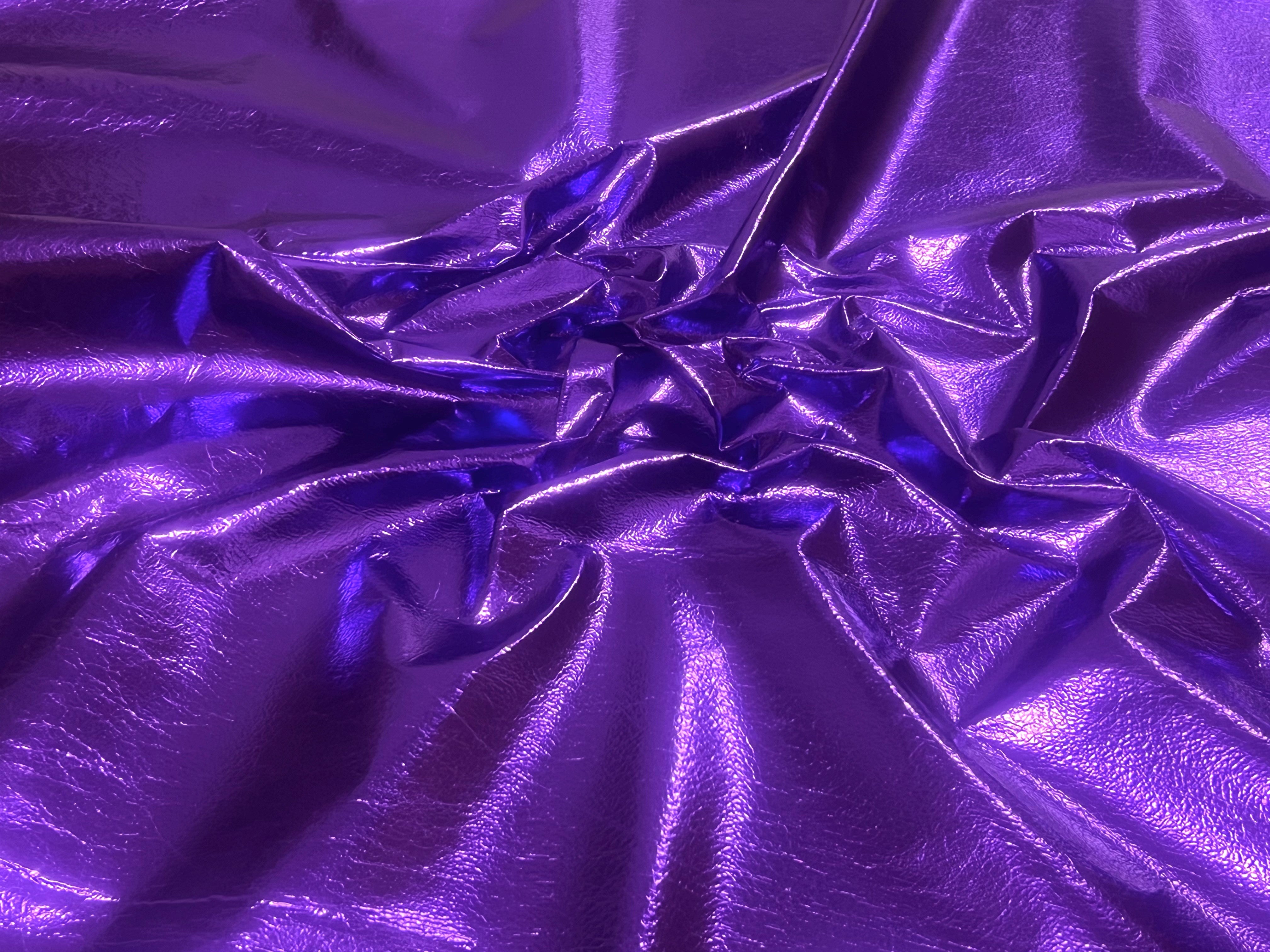 Lavender, Metallic Foiled Leather Pig Skin : (0.6-0.7mm 1.5oz) 15