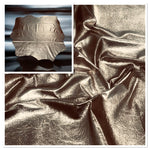 Pewter, Metallic Foiled Leather Pig Skin : (0.6-0.7mm 1.5oz) 15