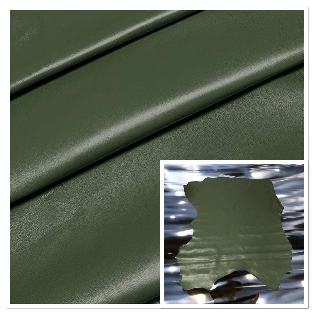 Valencia Forest, Leather Lambskin : Italian Lamb Nappa (0.6-0.7mm 1.5oz) 10