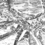 Silver Distressed, Metallic Foiled Leather Pig Skin : (0.6-0.7mm 1.5oz) 15