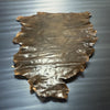 Glazed Brown Veg-Tanned Lambskin : 0.8mm (Ref-gh.eol)