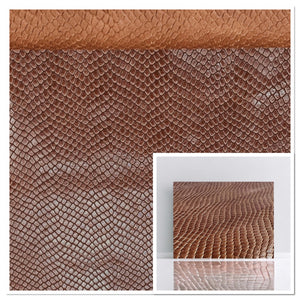 Embossed Glazed Leather Cow Side (0.9-1.0mm) Ref-gh.eol