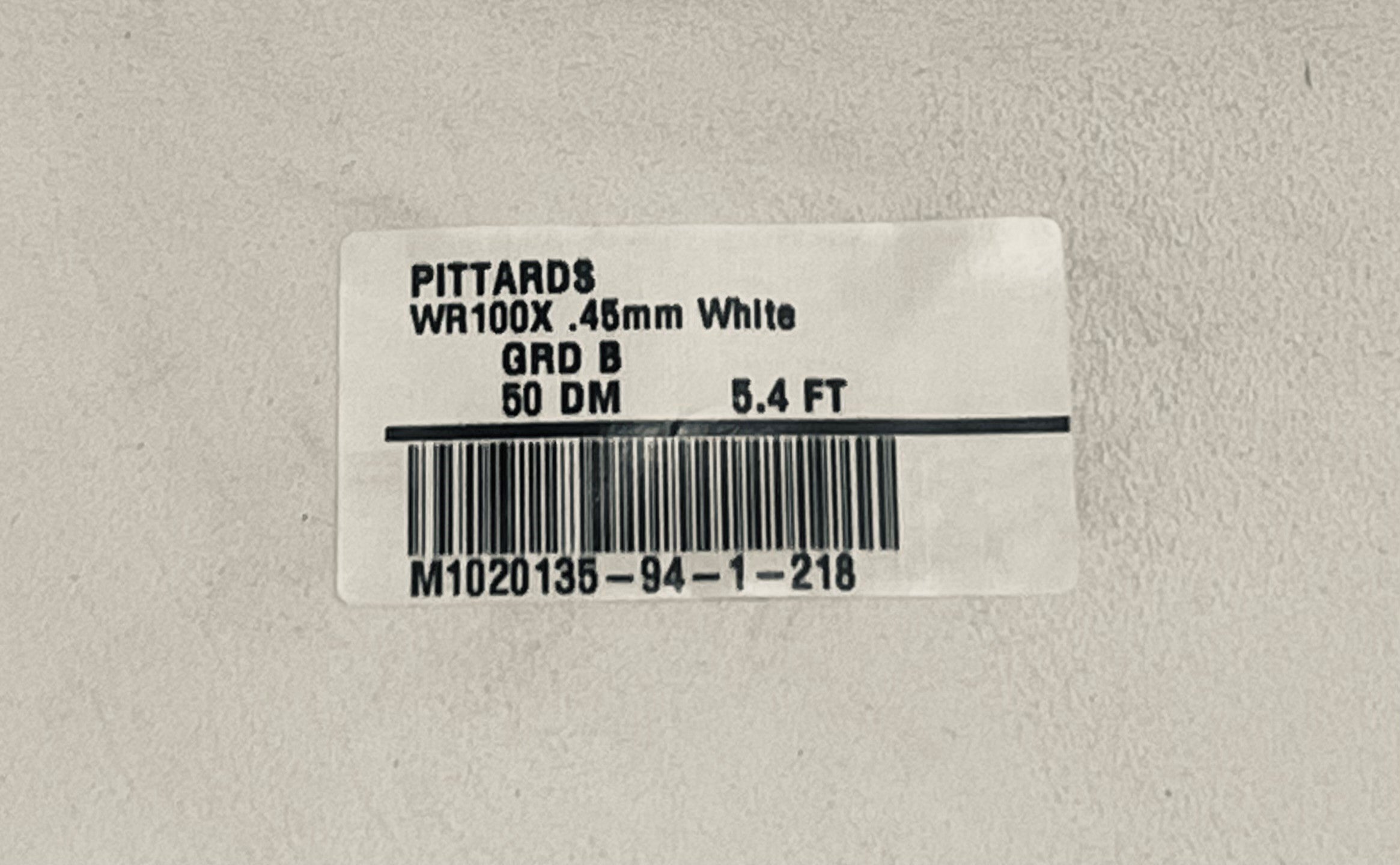 Pittards Gloving Leather White : 0.45mm Water Resistant Lambskin (Ex Pittards Stock) WR100X.45mmWhiteB