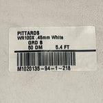 Pittards Gloving Leather White : 0.45mm Water Resistant Lambskin (Ex Pittards Stock) WR100X.45mmWhiteB