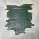 Green-Black Snake Print : Vinyl Transfer on to Lambskin 0.8-1.0mm (Ref-gh.eol)