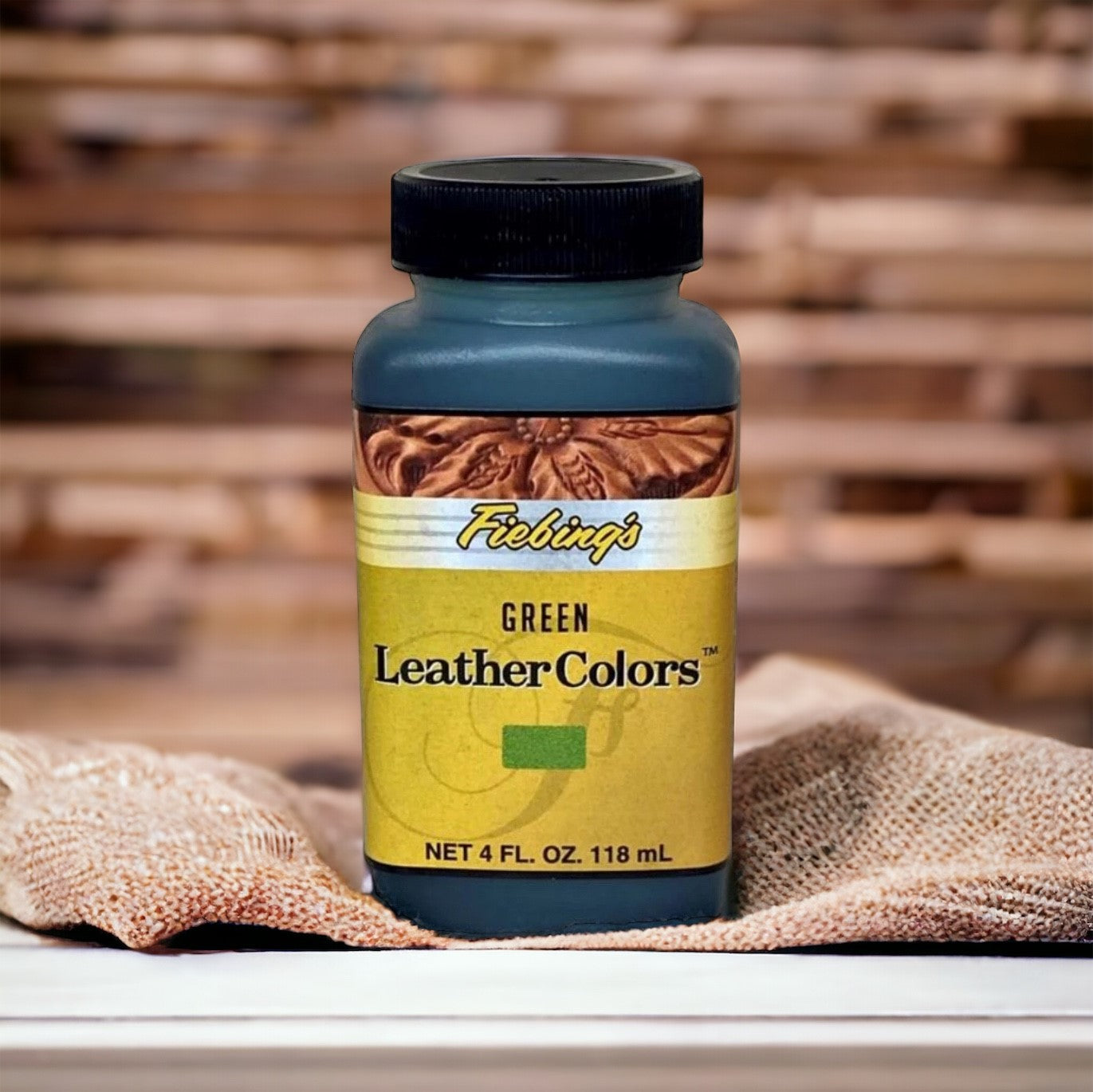 Fiebing's Leather Colors! Water Based Leather Dye for Natural Vegetable Tanned Leather (118ml / 4oz) 8 colours available.