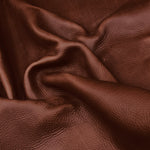 Brown Grizzly-Veg Sides : Vegetable Tanned Leather Cow Sides 2.4-2.6mm (Ref-gh.eol)