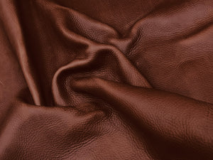 Brown Grizzly-Veg Sides : Vegetable Tanned Leather Cow Sides 2.4-2.6mm (Ref-gh.eol)