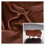 Brown Grizzly-Veg Sides : Vegetable Tanned Leather Cow Sides 2.4-2.6mm (Ref-gh.eol)