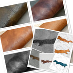 "INVECCHIATO" Mottled Natural Grain Vegetable Tanned Leather Bellies (1.0-1.5mm)