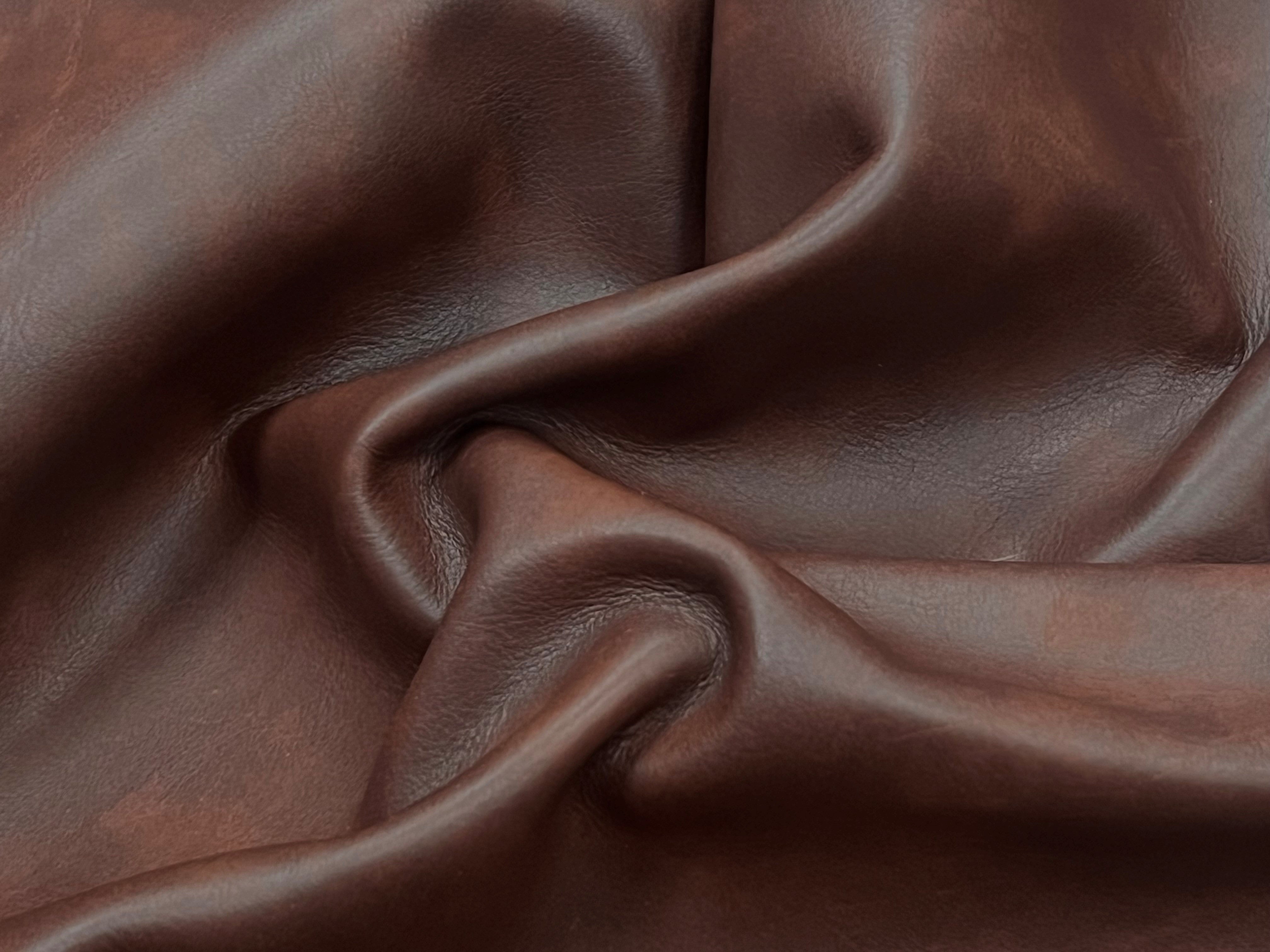 Krypton La Tan : Milled Leather Cow Side with Smooth Grain, 1.6-1.8mm (Ex Pittards Stock)