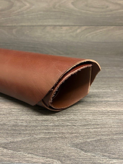 Lamport Chestnut, Aniline Coloured Vegetable Tanned Shoulder (1.5mm-3.2mm) 16