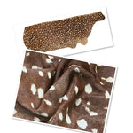 Hair-On Side : Large Spotty Brown (1.4-1.6mm 4oz) 20 Discontinued.